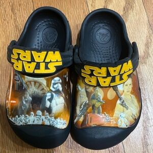 Kid's/toddler Crocs Star Wars Slip On water Shoes SZ 8